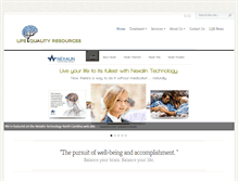 Tablet Screenshot of lifequalityresources.org